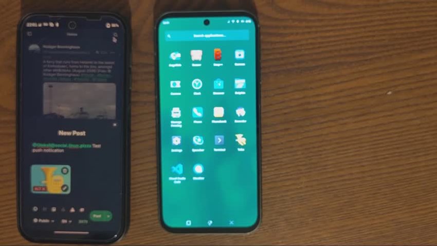 Tuba app with unifiedpush implementation.